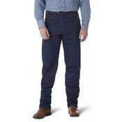Wrangler Flame Resistant Relaxed Fit Jean in Prewash in Denim